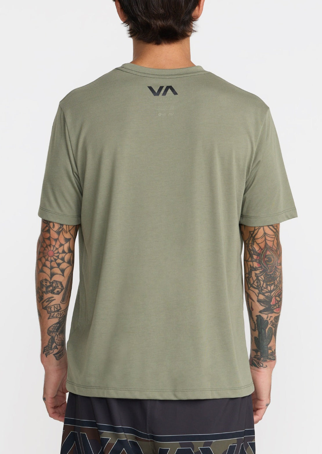 RVCA Men's Icon T-Shirt Army