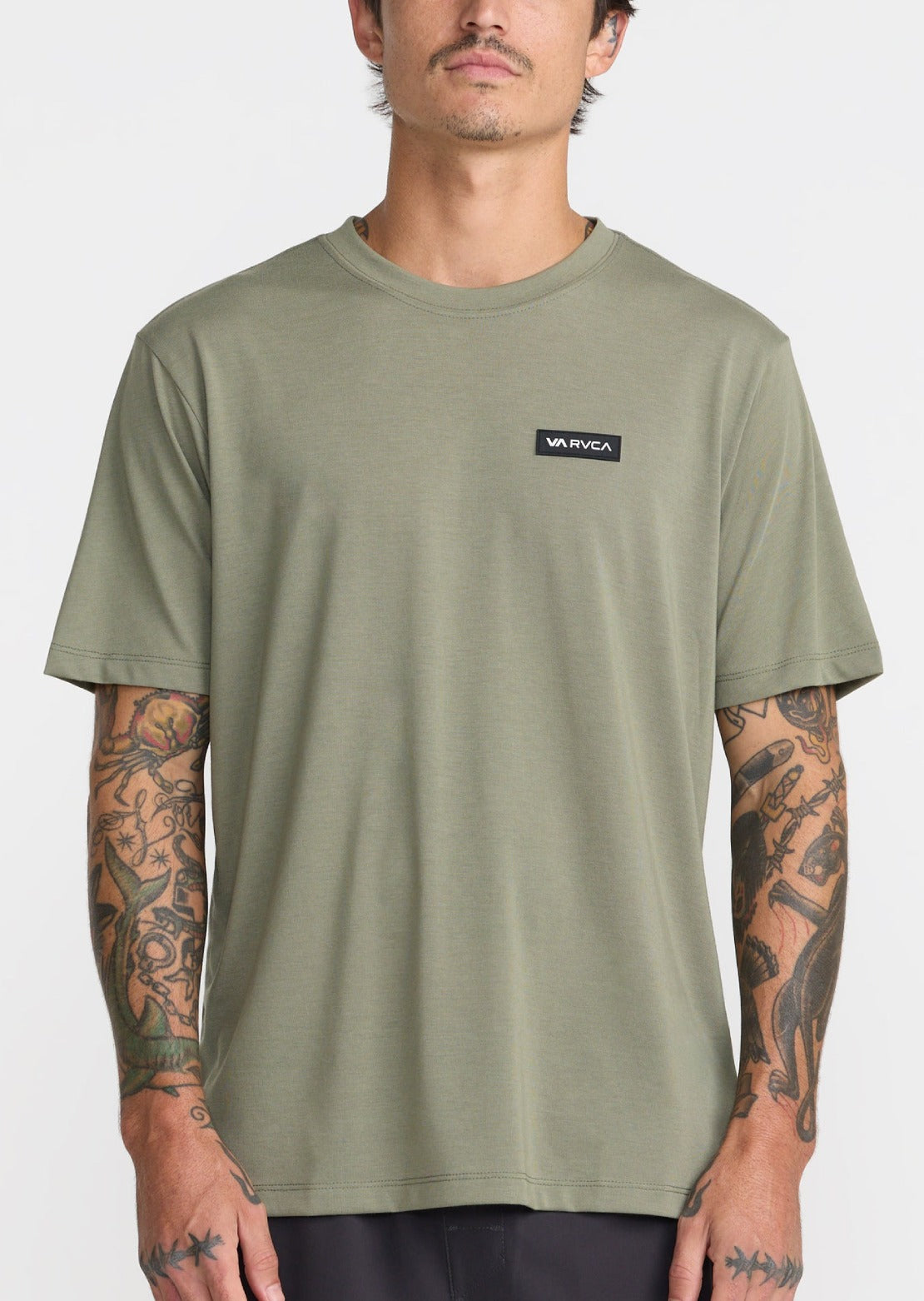 RVCA Men's Icon T-Shirt Army