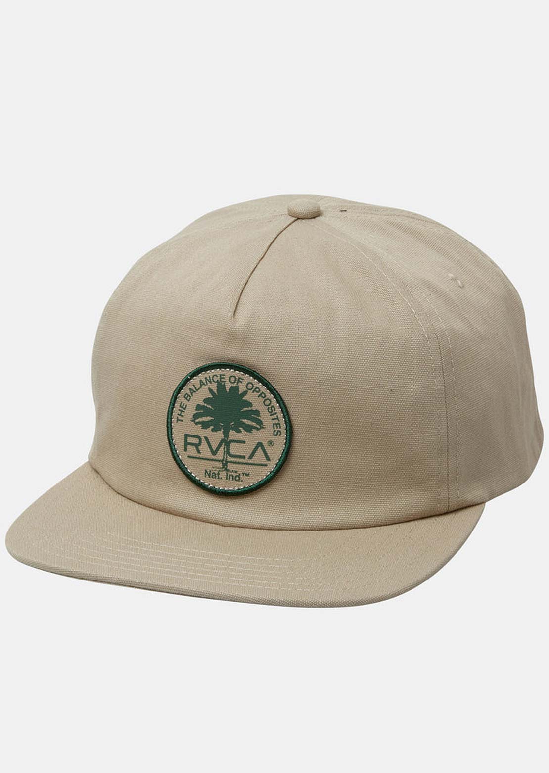 RVCA Men&#39;s Park Stamp Snapback Cap Khaki