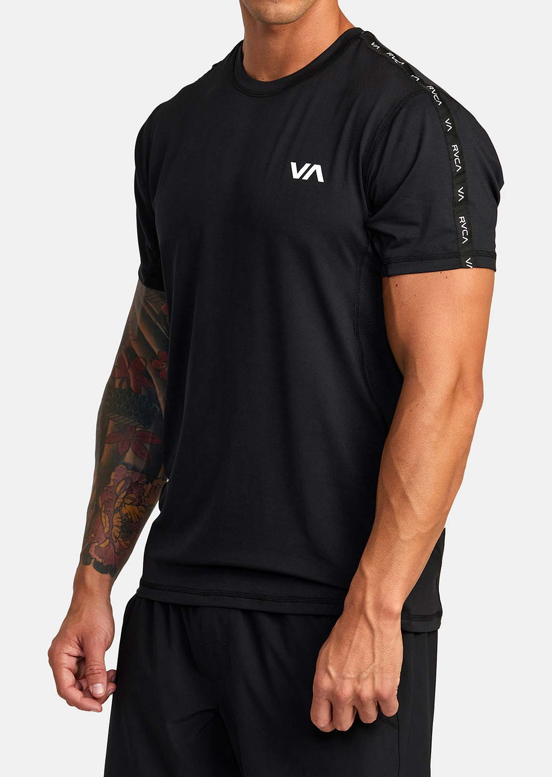 RVCA Men&#39;s Sport Vent T-Shirt Black Black