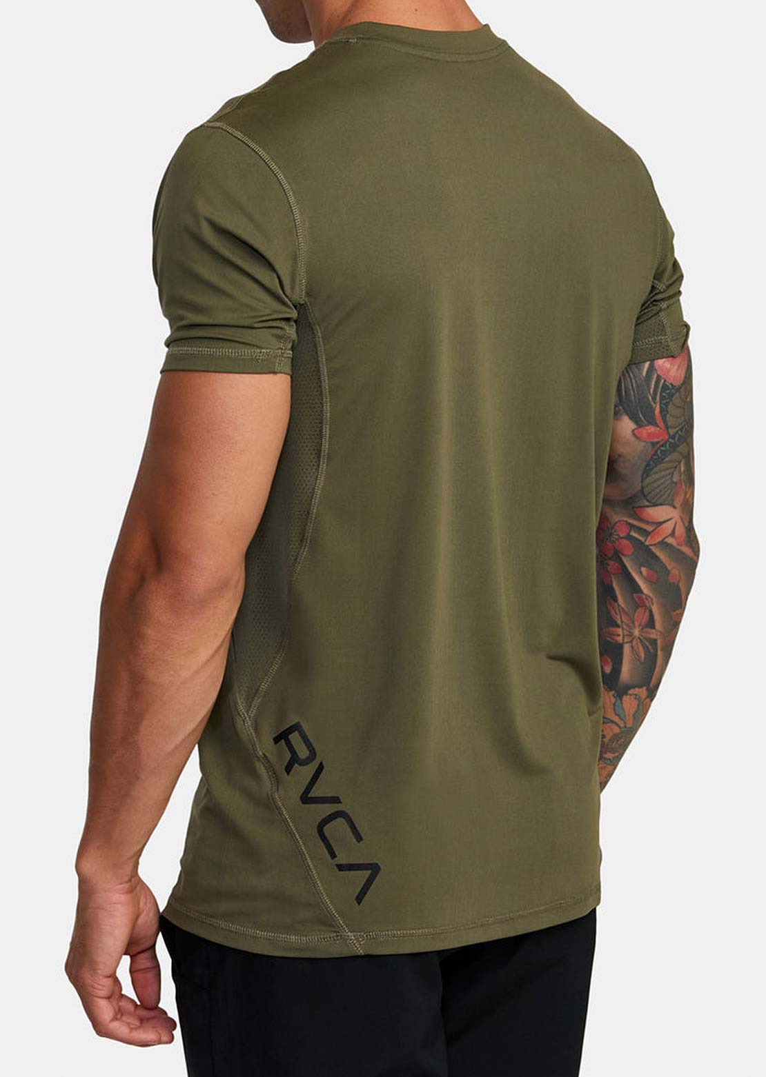 RVCA Men&#39;s Sport Vent T-Shirt Olive