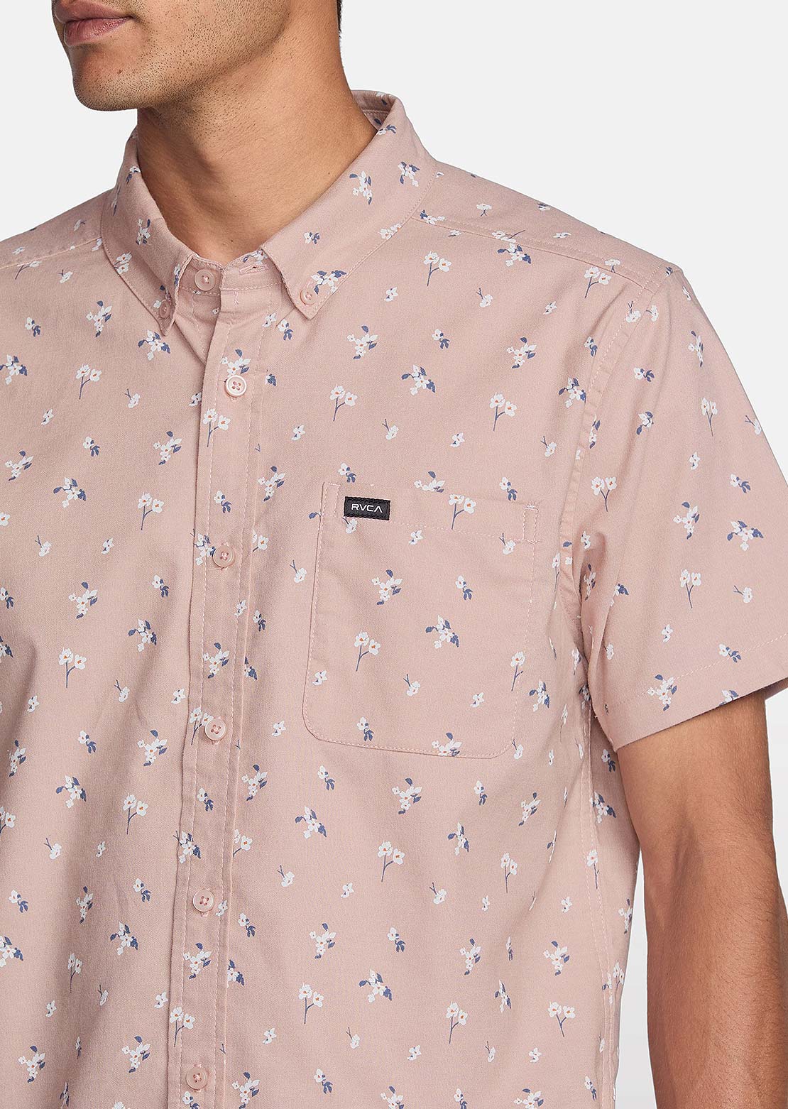RVCA Men's Thatll Do Print T-Shirt Mauve
