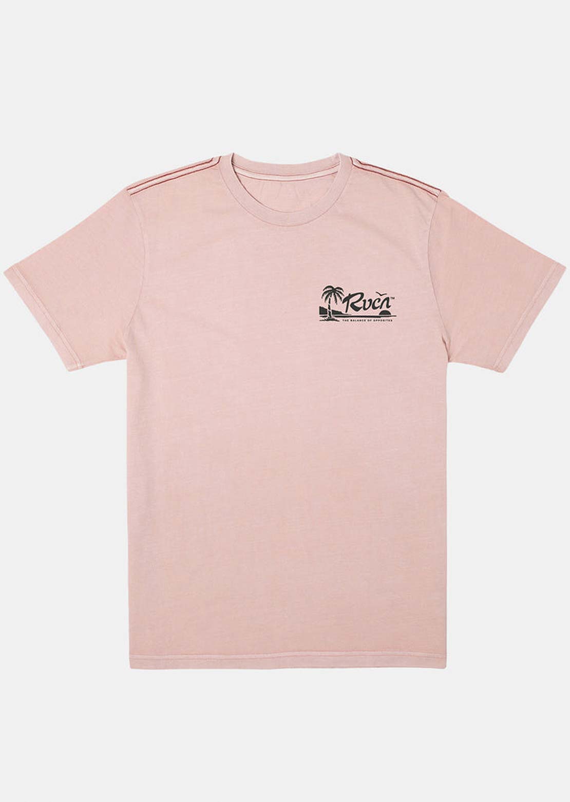 RVCA Men&#39;s Vista T-Shirt Pale Mauve