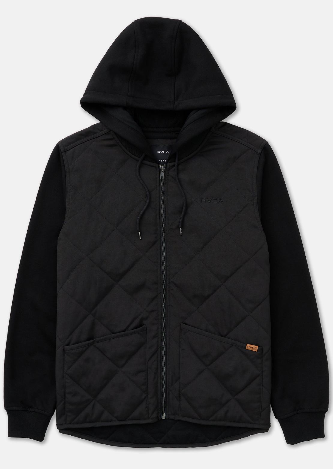 RVCA Men's Warner Hooded Puffer Jacket Rvca Black