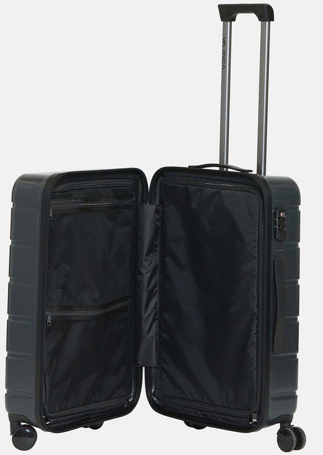 RVCA VA Medium Roller Hardcase Suitcase Black