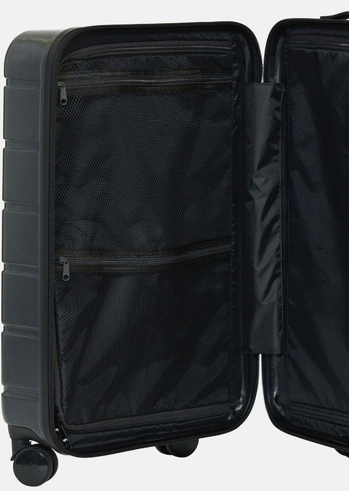 RVCA VA Medium Roller Hardcase Suitcase Black