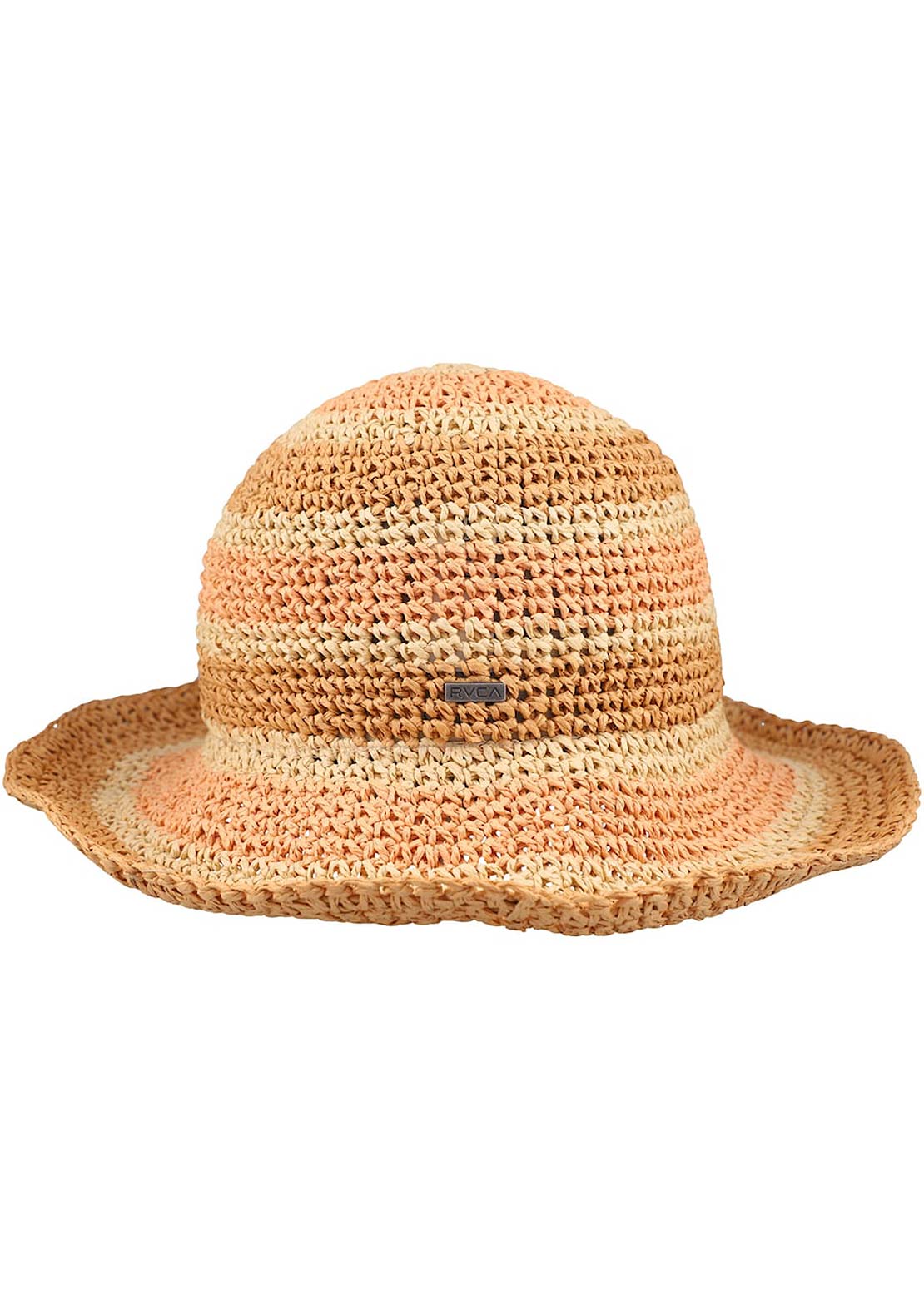 RVCA Women’s Mesa Bucket Straw Hat Tan