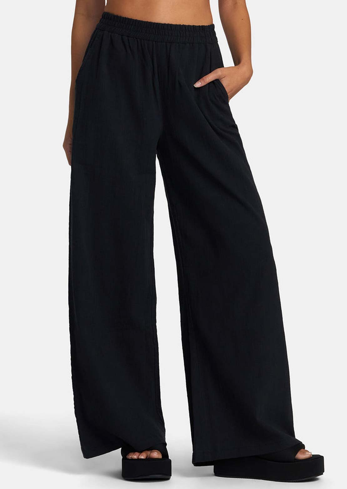 RVCA Women’s New Yume Beach Pants RVCA Black