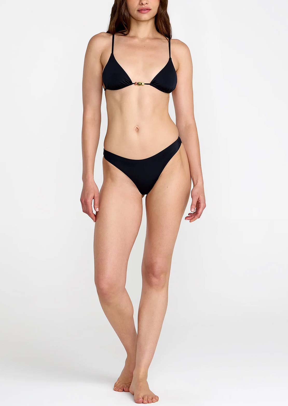RVCA Women's Cabana Triangle Bikini Top
