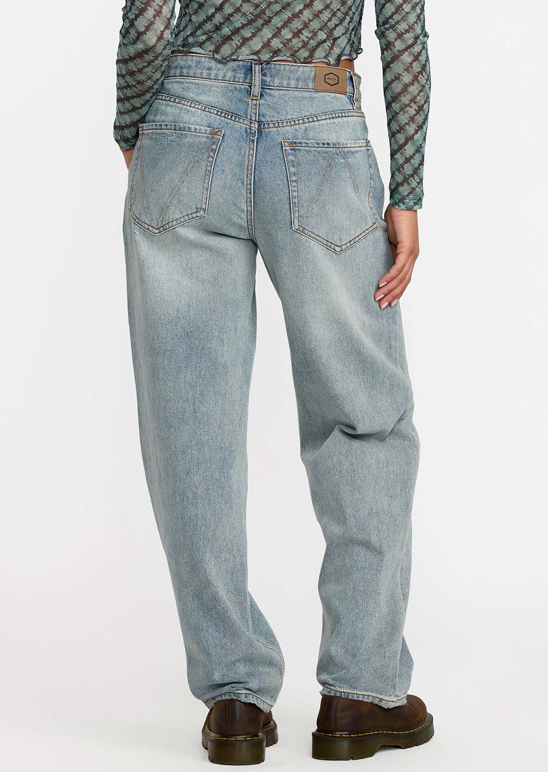 RVCA Women's Coco II Denim Pant Light Vintage Indigo