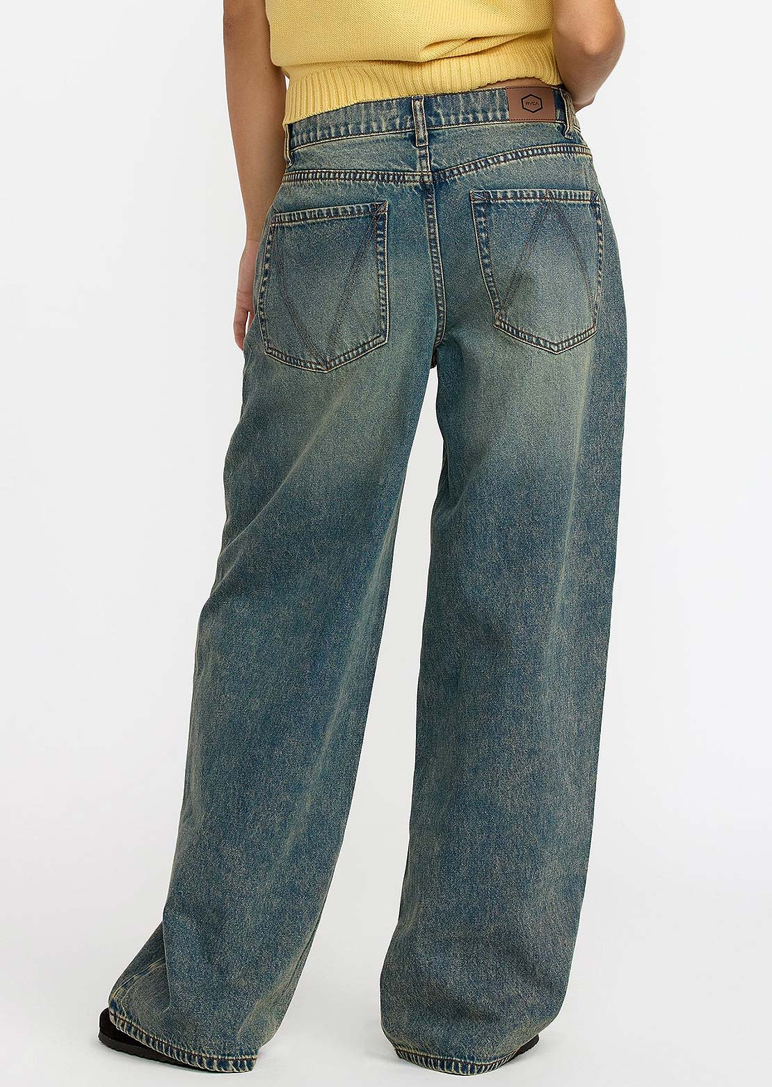 RVCA Women's Loosey Denim Pants Balsam