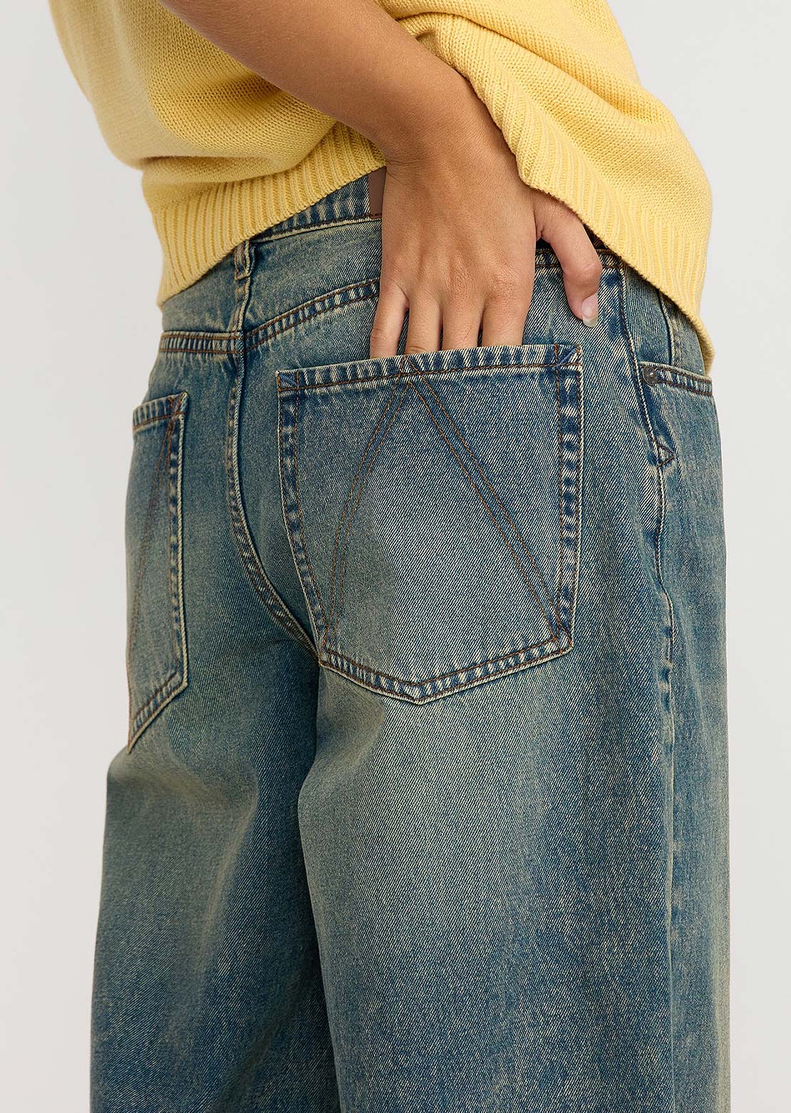 RVCA Women's Loosey Denim Pants Balsam