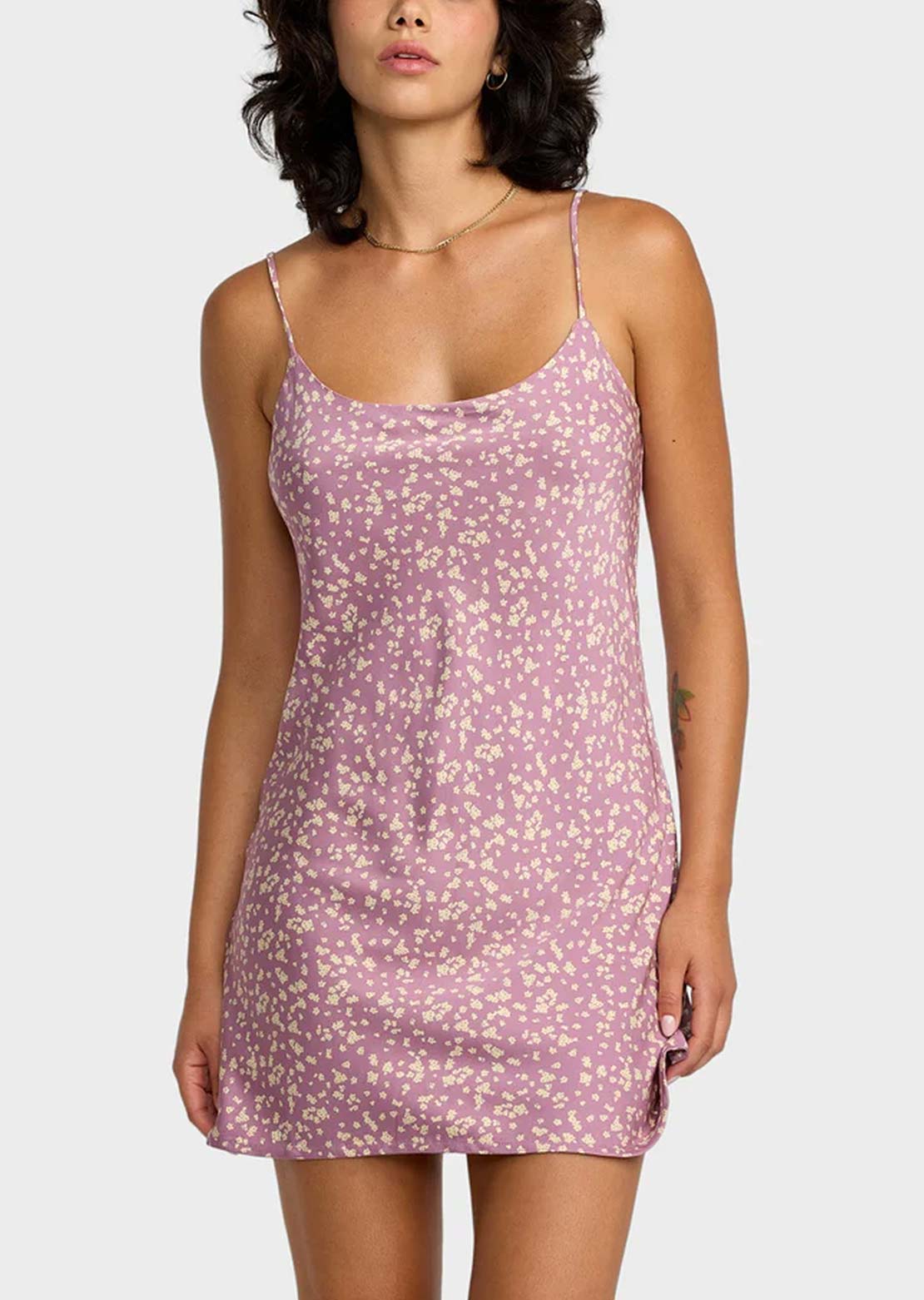 RVCA Women's Macarthur Dress Winter Orchid