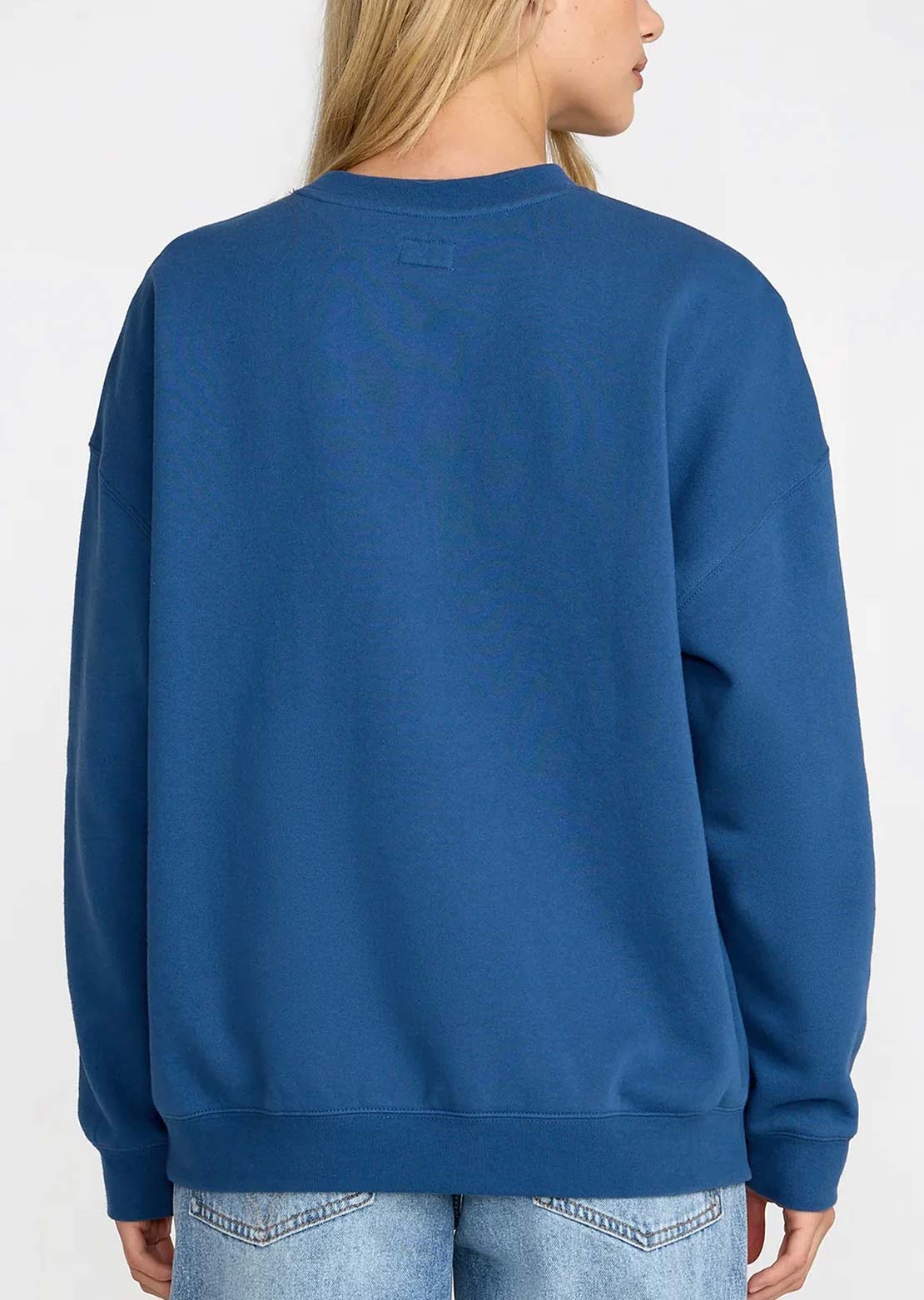 RVCA Women's Neat Pullover Sweater Ensign Blue