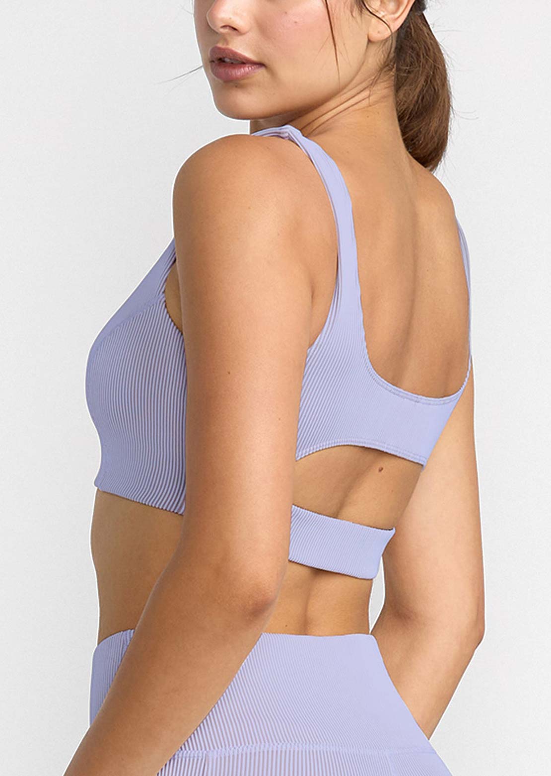 RVCA Women's Va Square Neck Bra Purple Haze