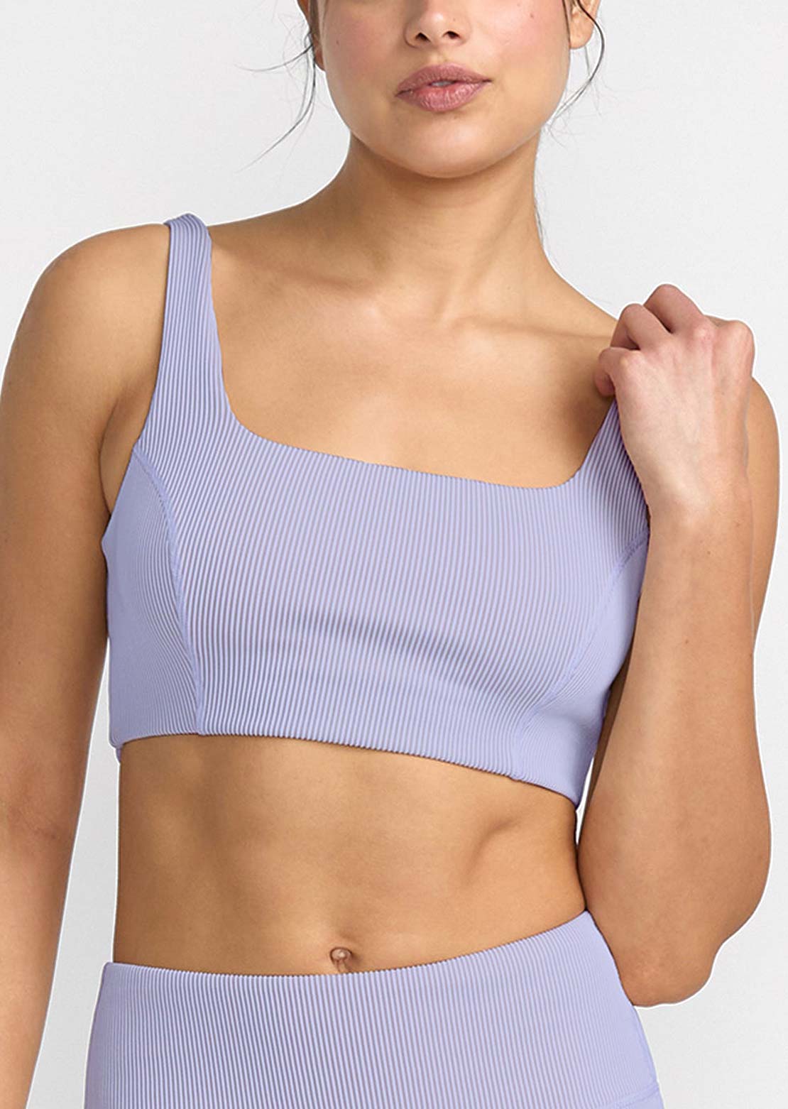 RVCA Women's Va Square Neck Bra Purple Haze