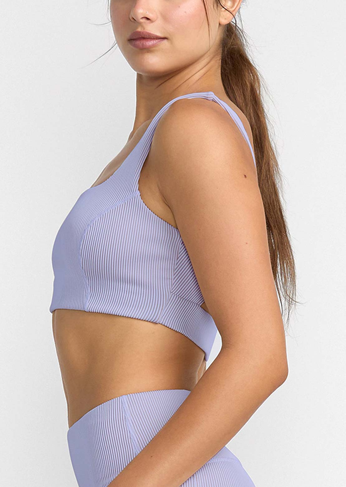 RVCA Women's Va Square Neck Bra Purple Haze