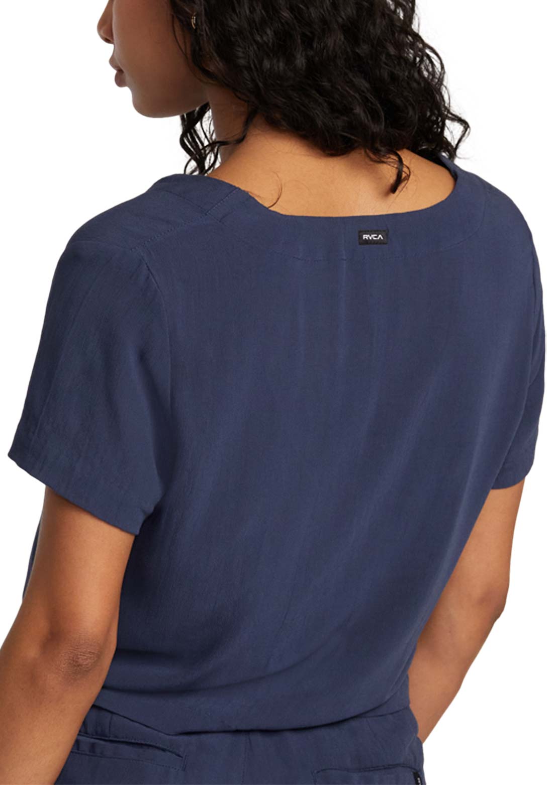 RVCA Women&#39;s Vista T-Shirt Moody Blue