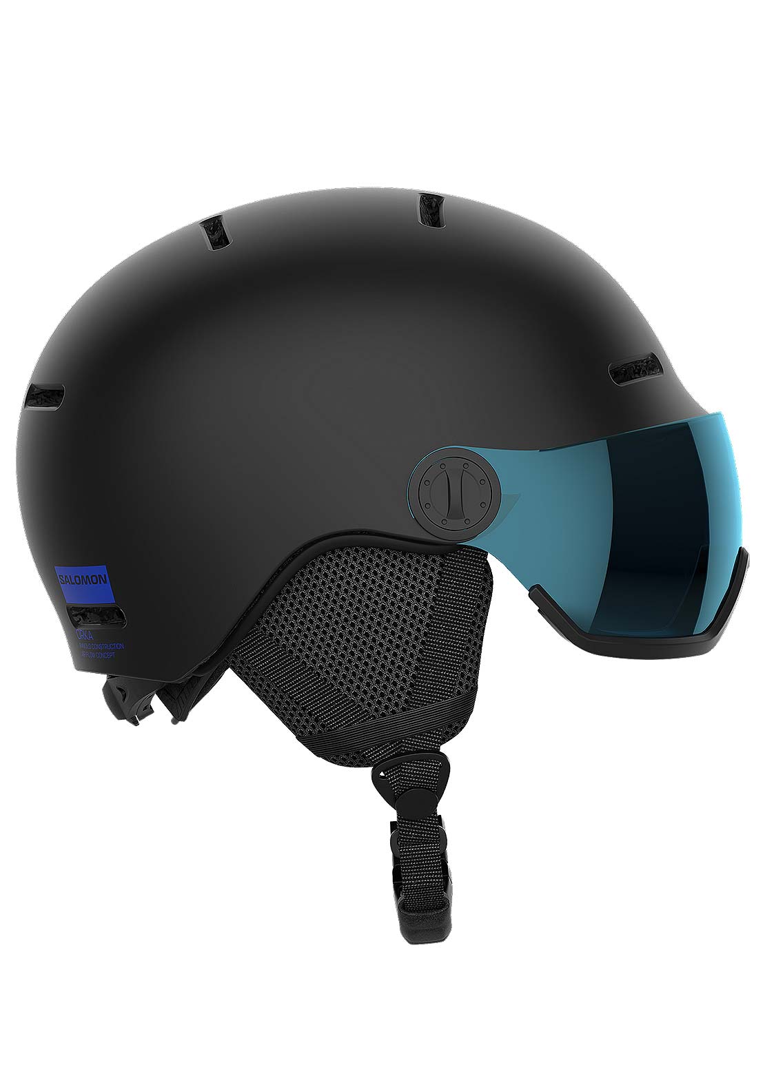 Salomon Junior Orka Visor Snow Helmet Black