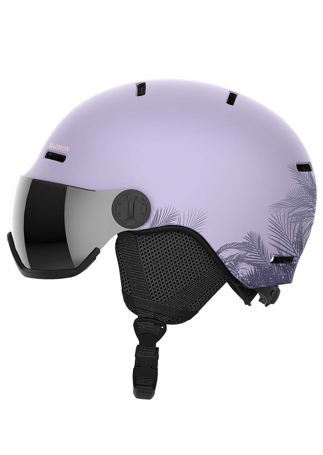 Salomon Junior Orka Visor Snow Helmet Evening Haze