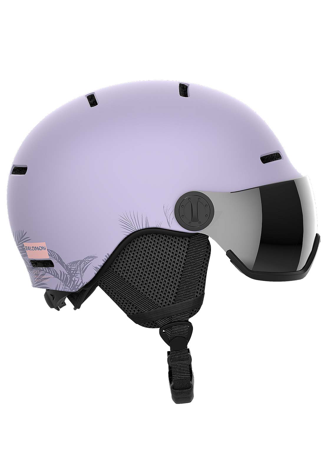 Salomon Junior Orka Visor Snow Helmet Evening Haze