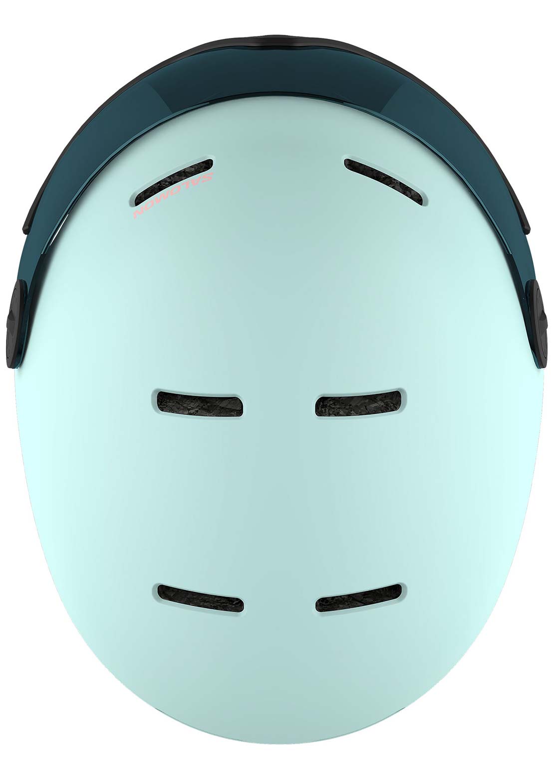 Salomon Junior Orka Visor Snow Helmet Bleached Aqua
