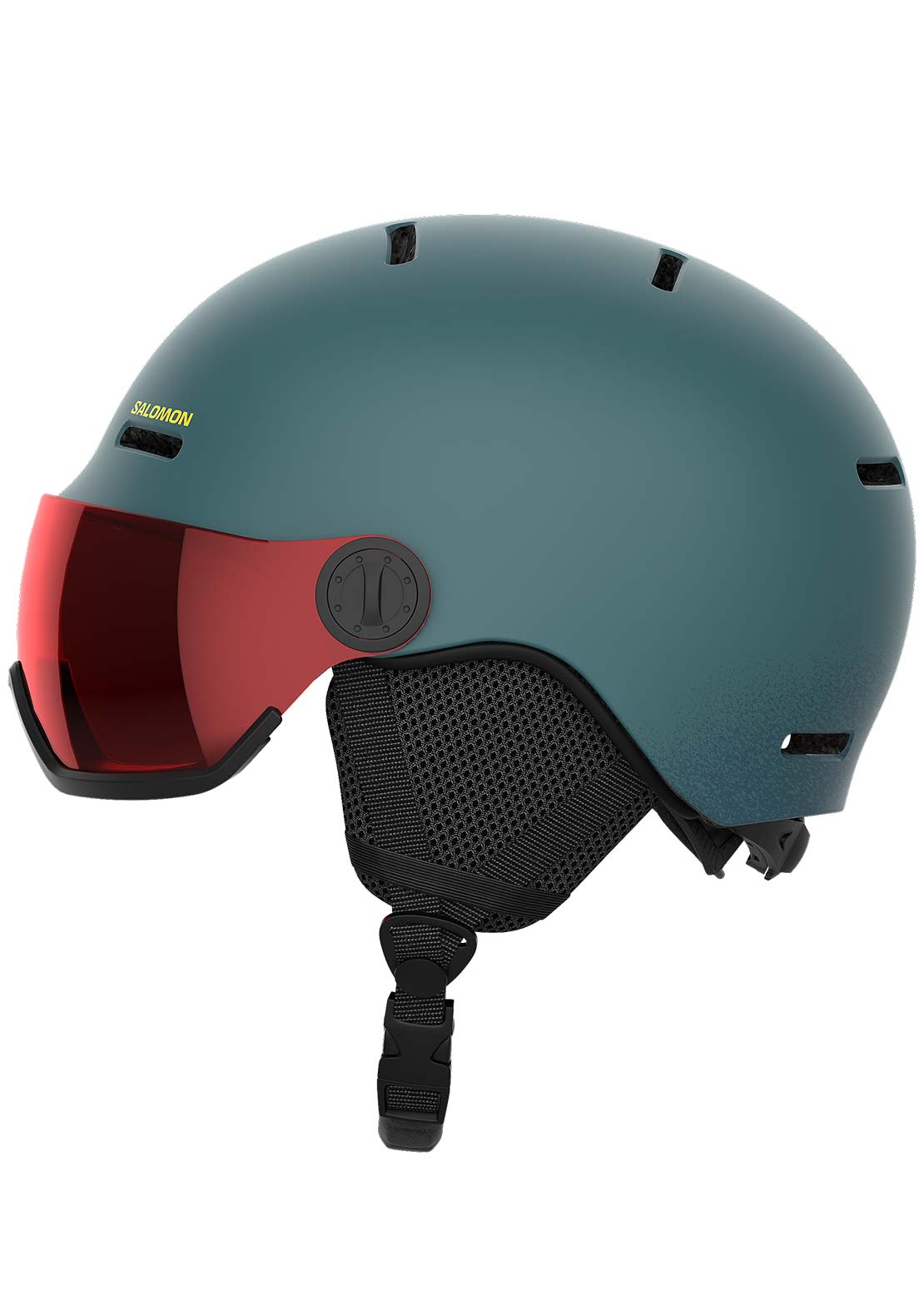 Salomon Junior Orka Visor Snow Helmet North Atlantic