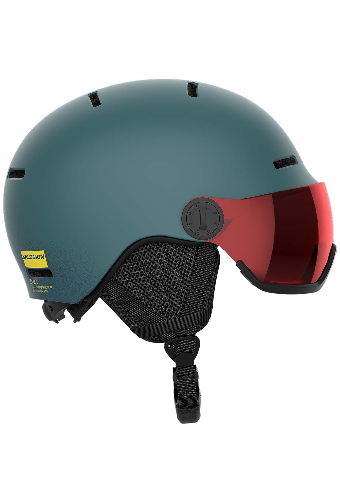 Salomon Junior Orka Visor Snow Helmet North Atlantic