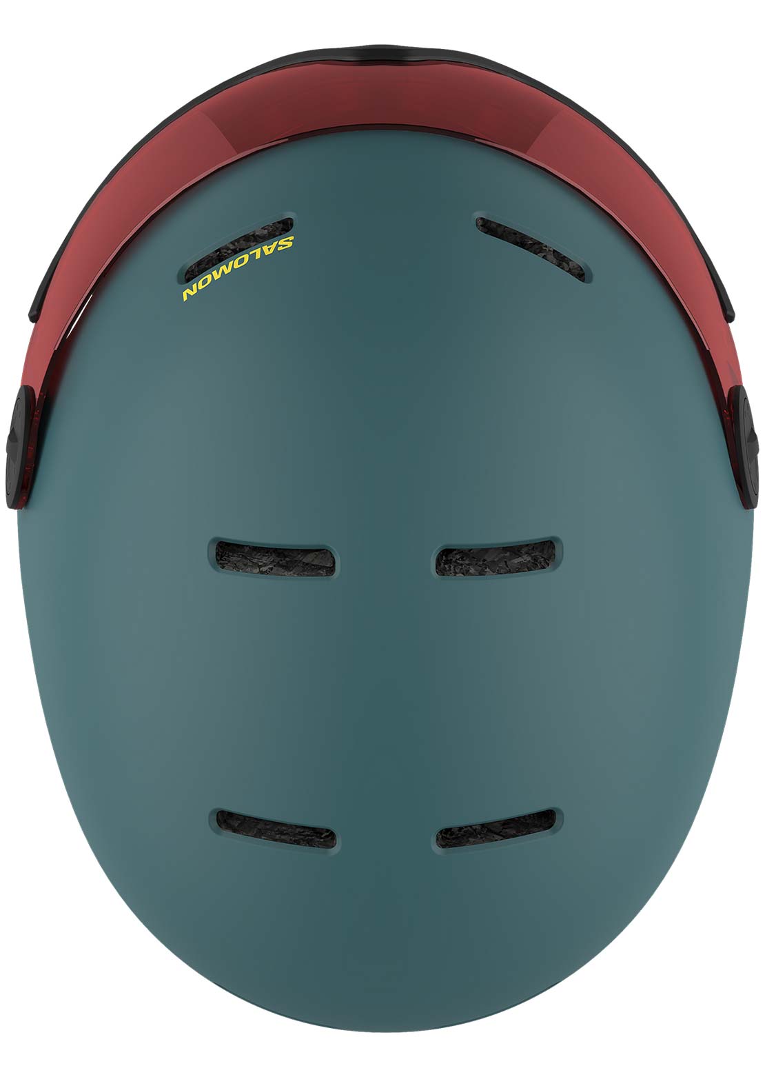 Salomon Junior Orka Visor Snow Helmet North Atlantic