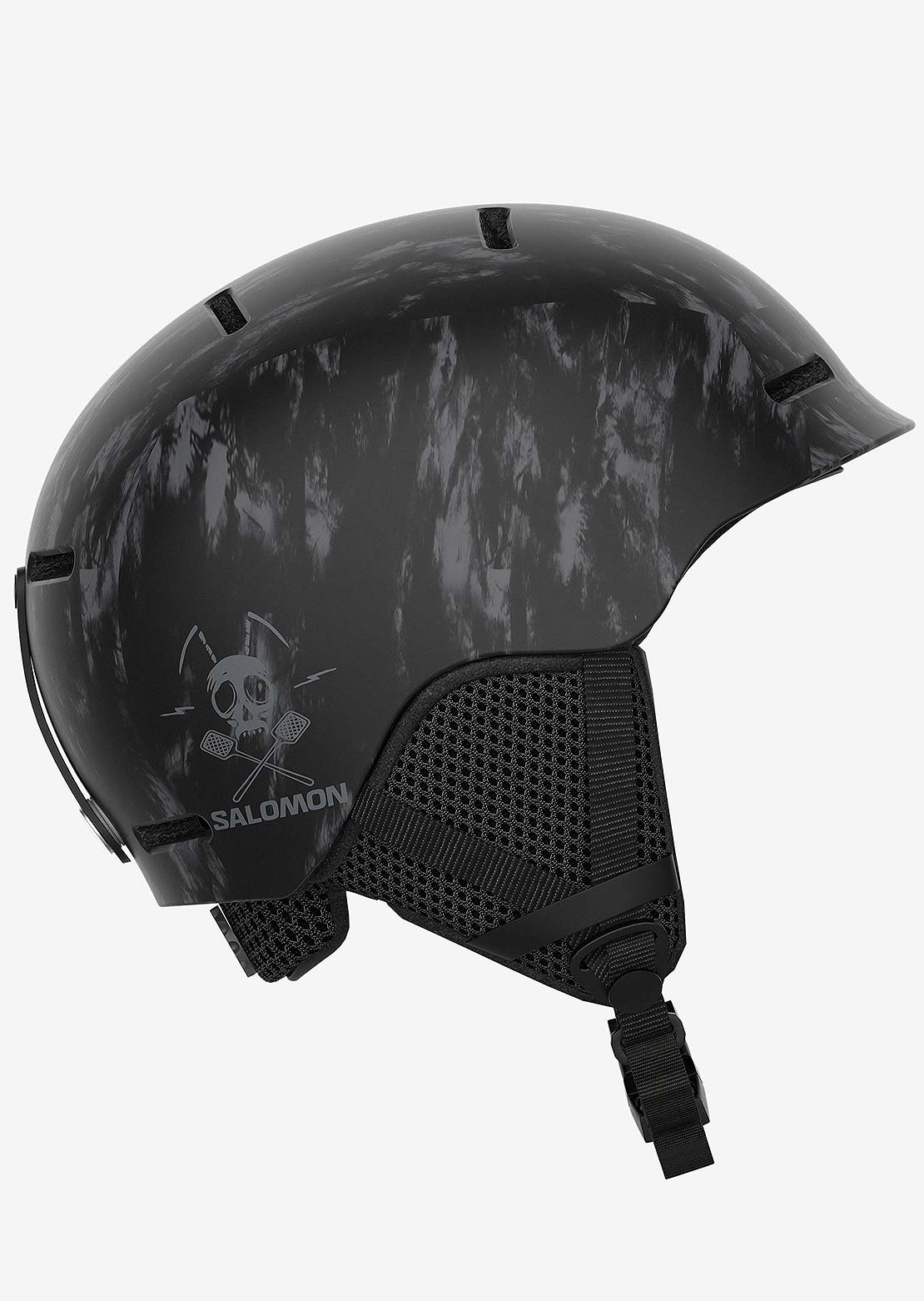Salomon Junior Player Combo Snow Helmet Black Tie Dye