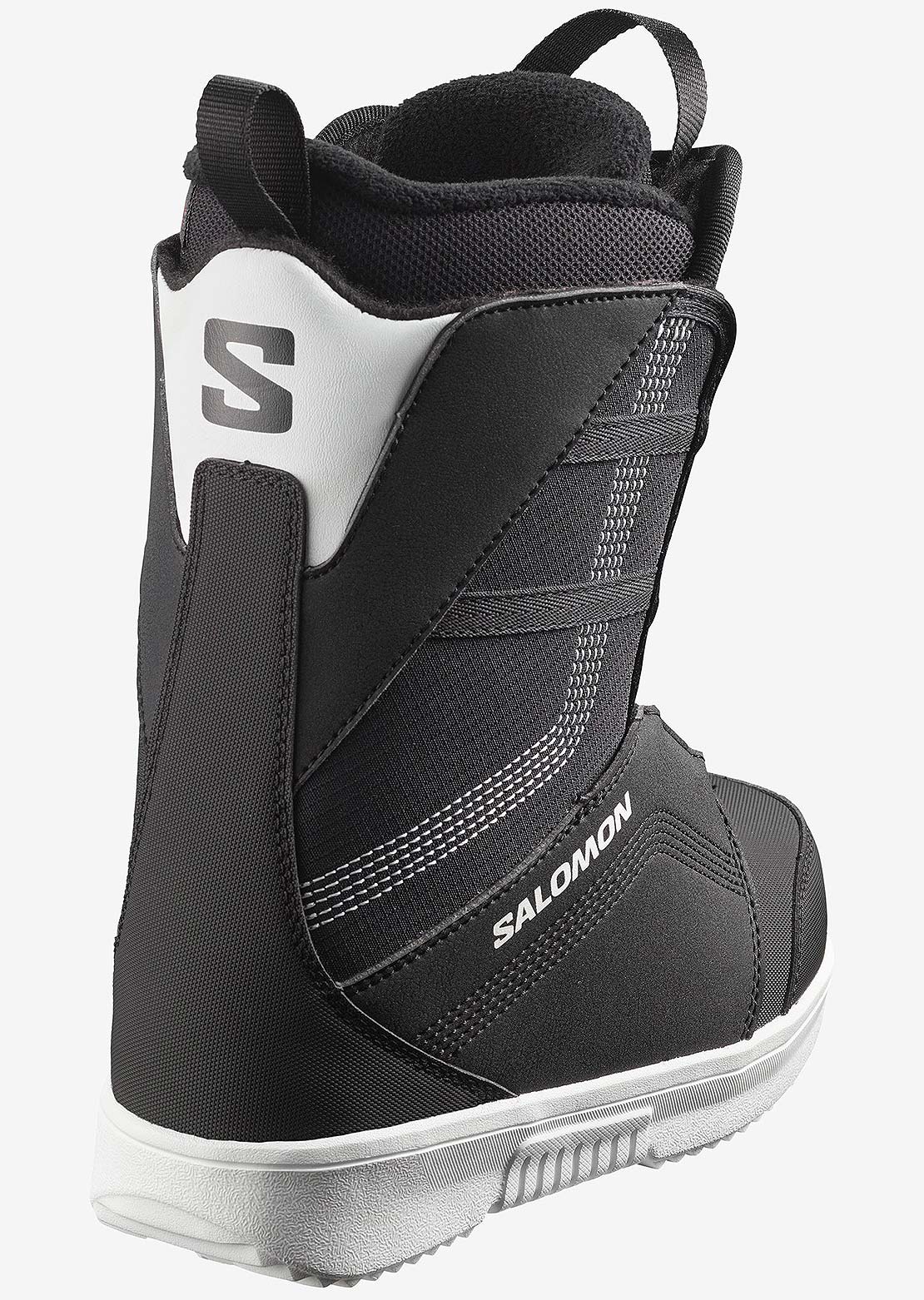 Salomon Junior Project BOA Snowboard Boots Black/Black/White