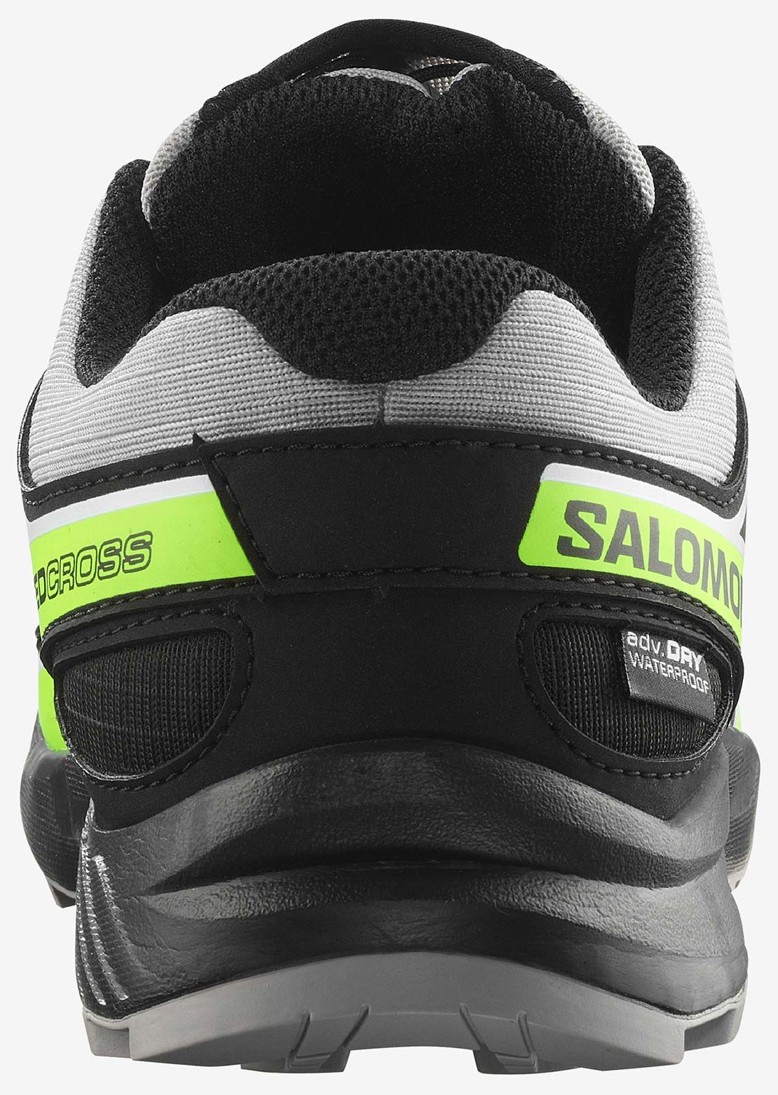 Salomon Junior Speedcross Waterproof Shoes Alloy/Black/Green Gecko
