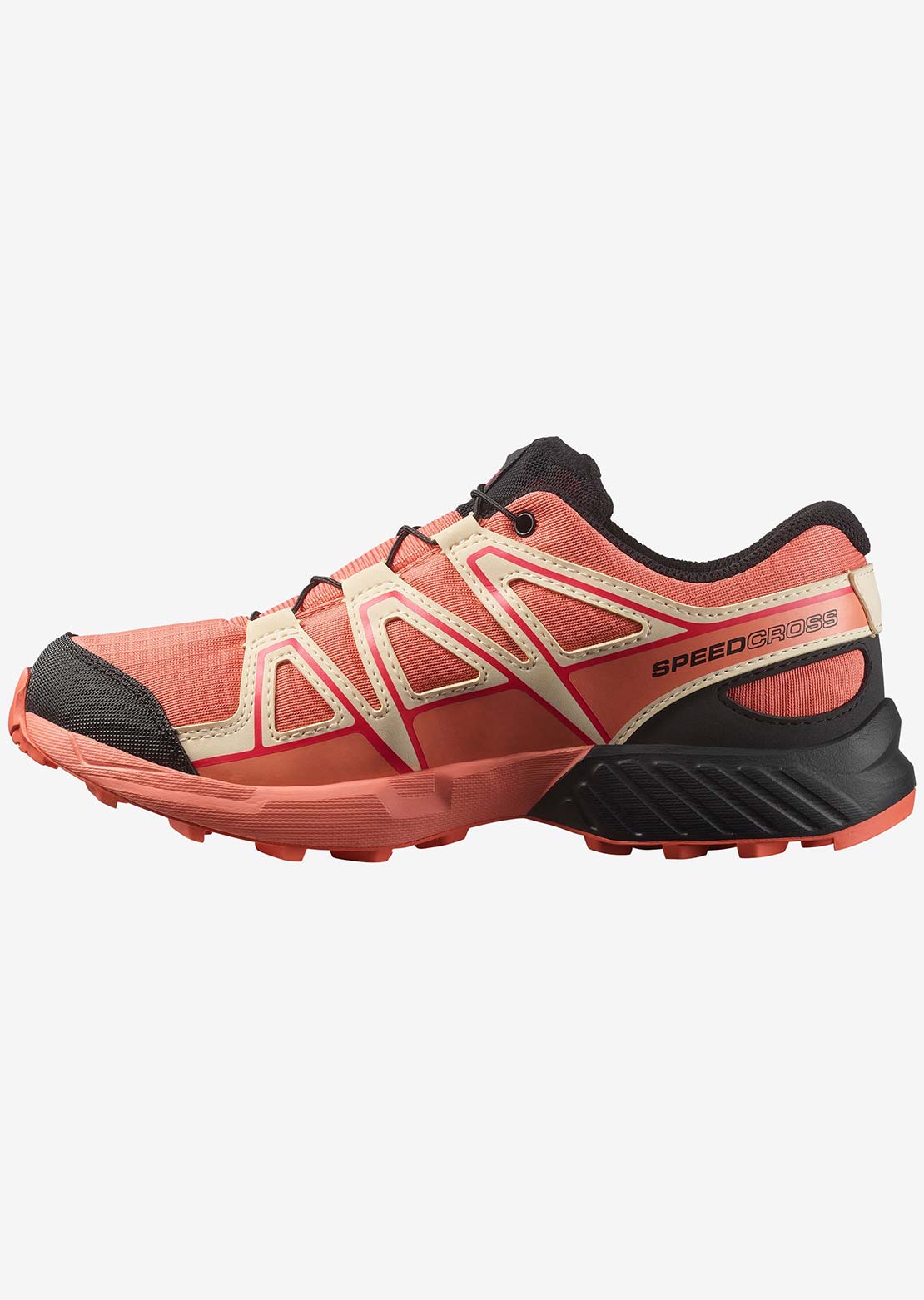 Salomon Junior Speedcross Waterproof Shoes Emberglow/Tender Peach/Fusion Coral