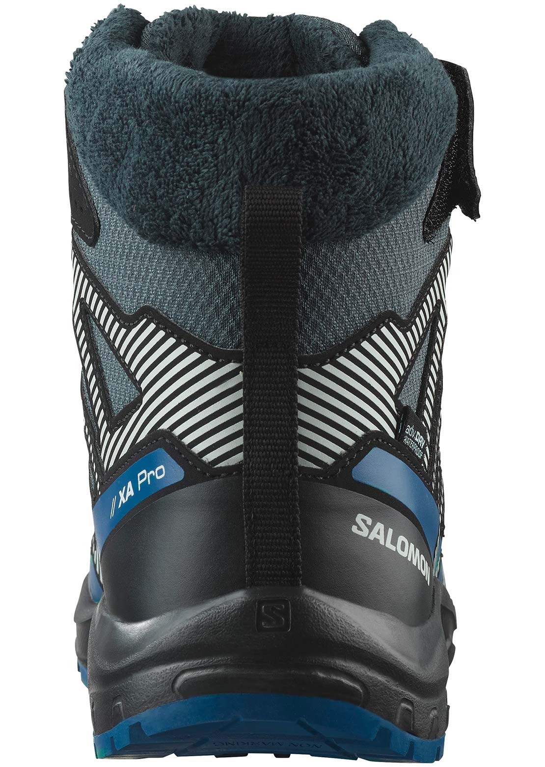 Salomon Junior XA Pro V8 Winter Waterproof Boots Turbul/Black