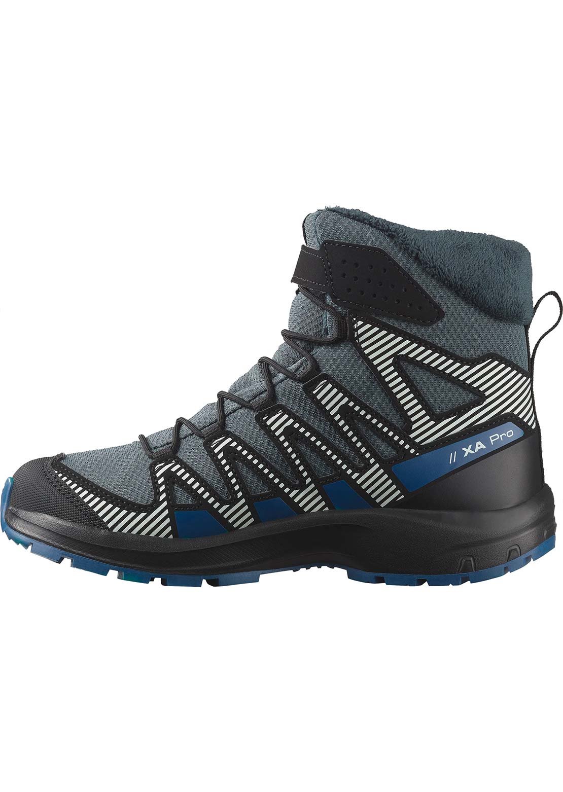 Salomon Junior XA Pro V8 Winter Waterproof Boots Turbul/Black