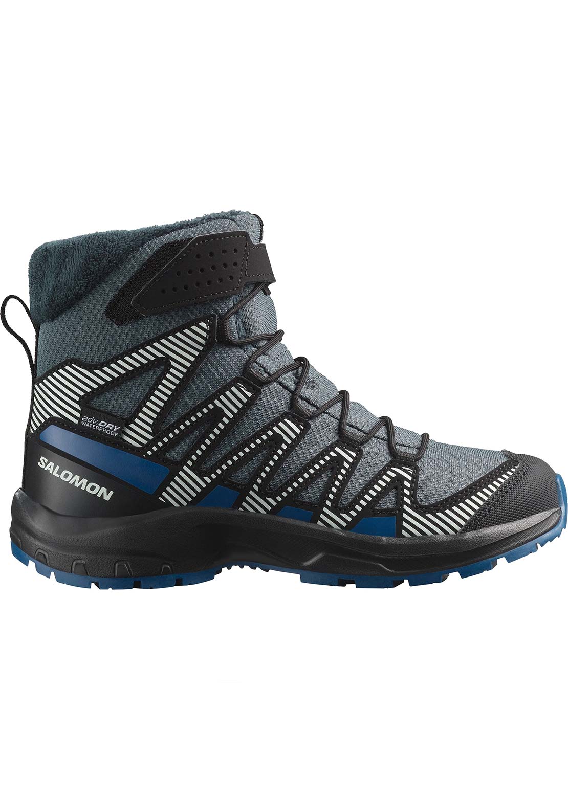 Salomon Junior XA Pro V8 Winter Waterproof Boots Turbul/Black