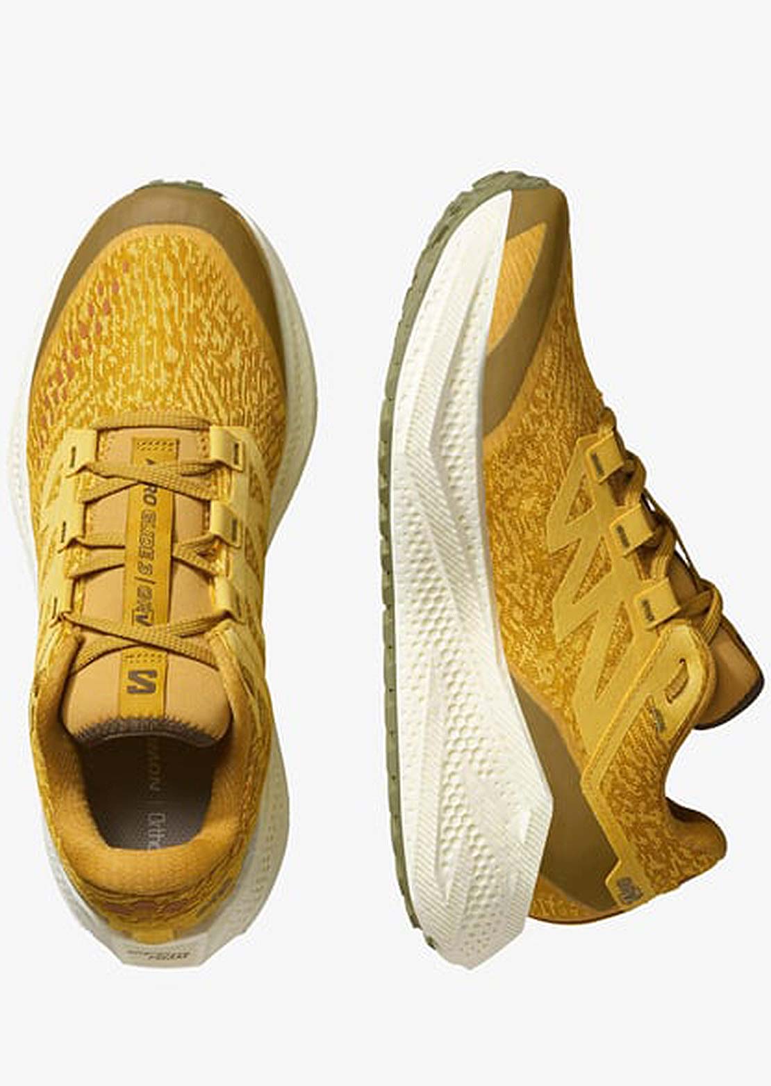 Salomon Men's Aero Glide 3 Grvl Shoes Spicy Mustard/Vanilla Ice/Deep Lichen Green