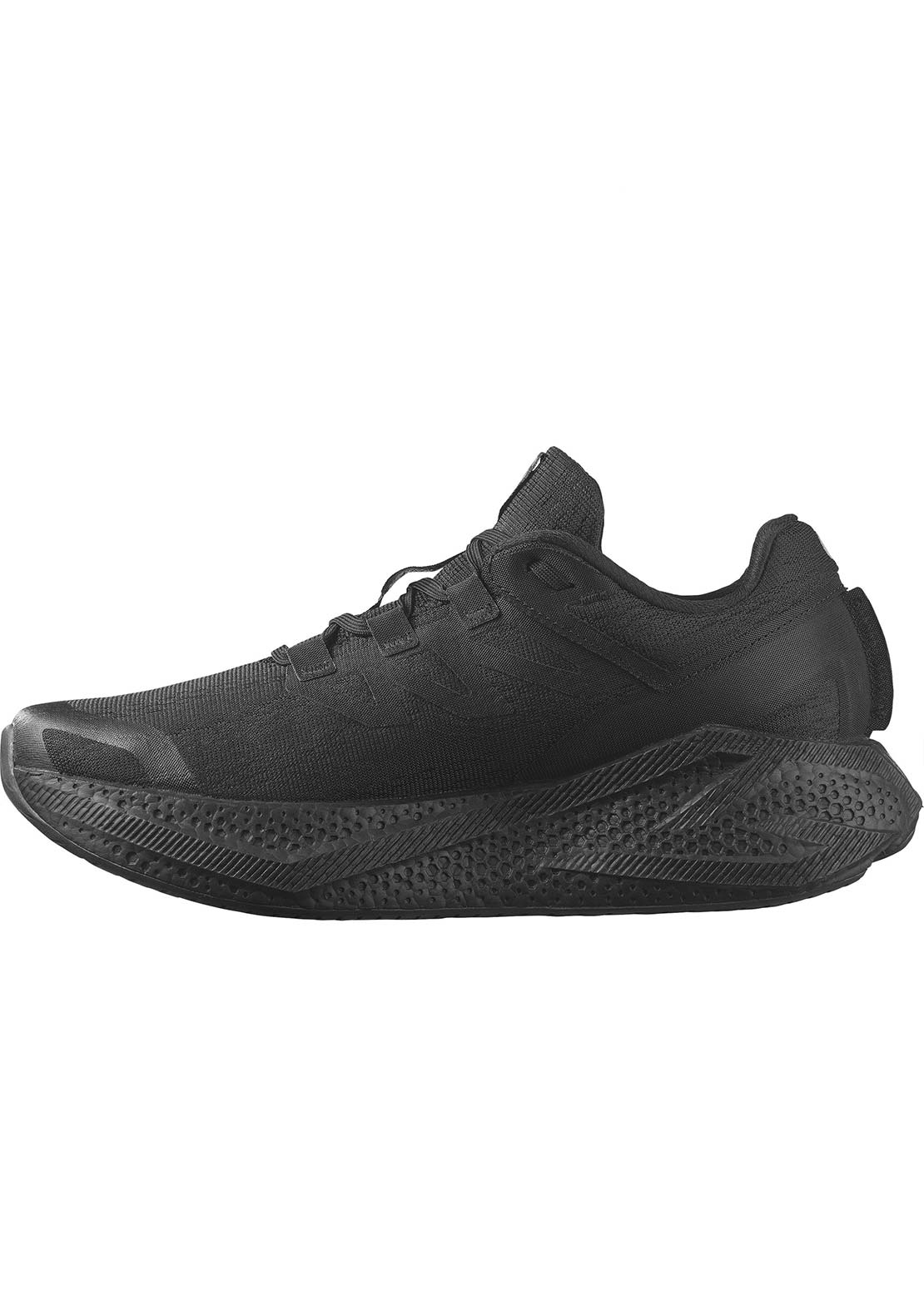 Salomon Men's Aero Glide 3 Running Shoes Black/Black/Footwear Silver