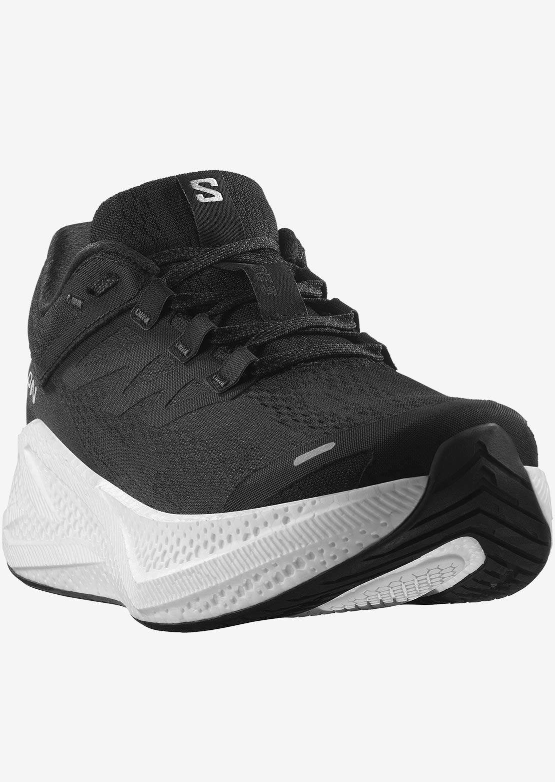Salomon Men&#39;s Aero Glide 3 Shoes Black/White/Asphalt