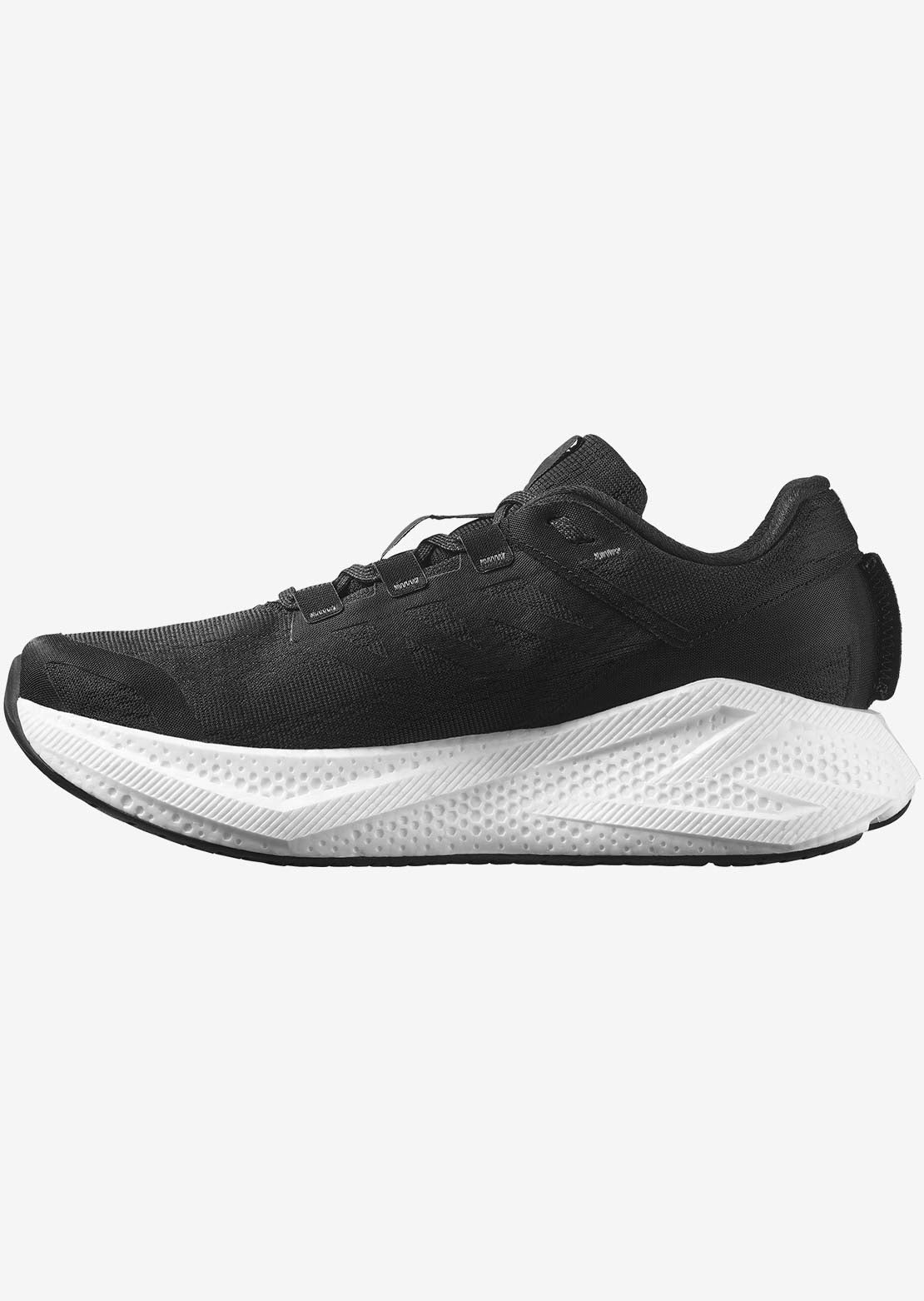 Salomon Men&#39;s Aero Glide 3 Shoes Black/White/Asphalt