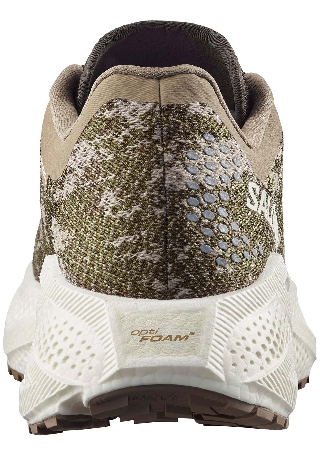 Salomon Men's Aero Glide 4 Gravel Running Shoes Safari/Vanilla Ice/Earth/Brown
