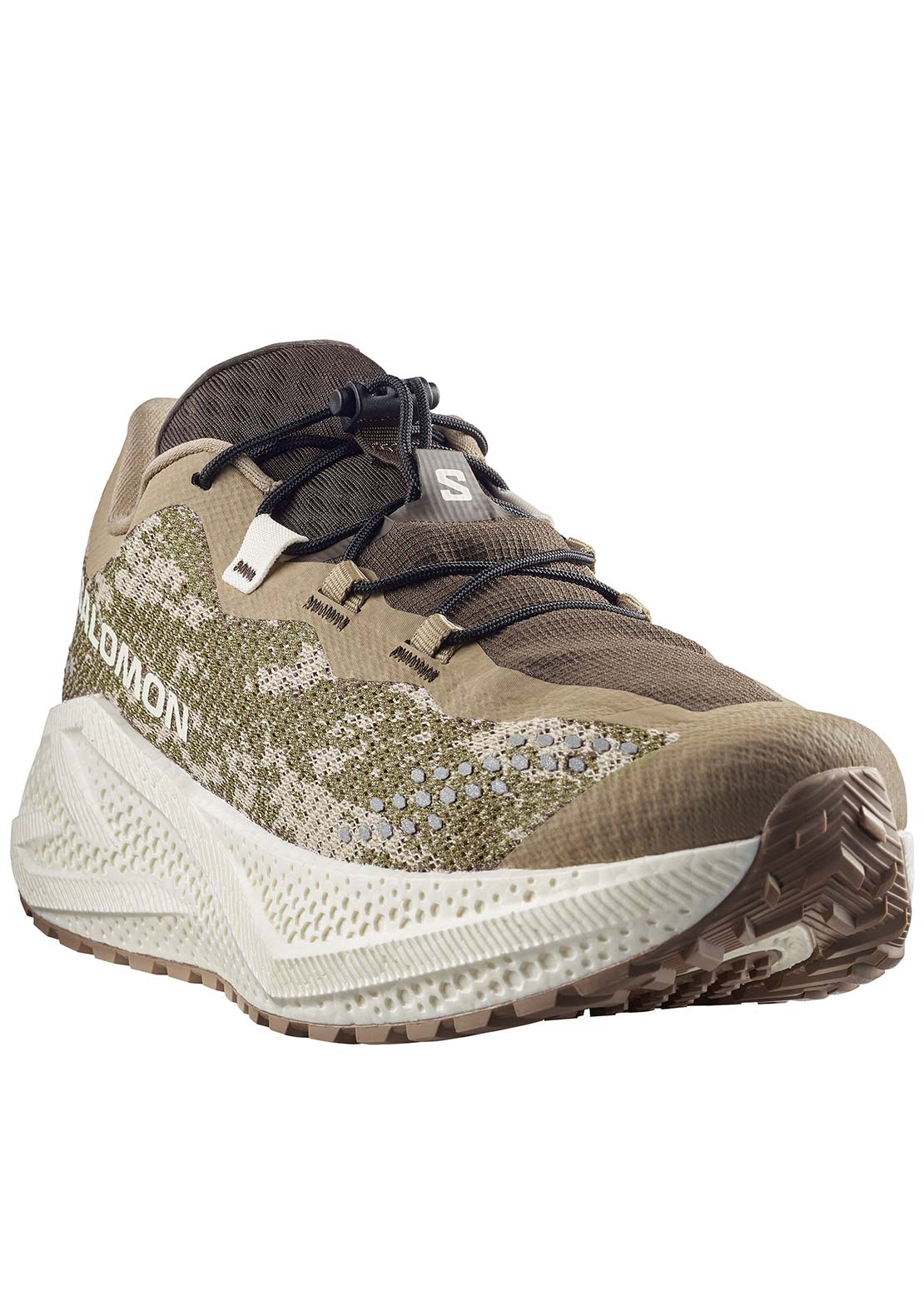 Salomon Men's Aero Glide 4 Gravel Running Shoes Safari/Vanilla Ice/Earth/Brown