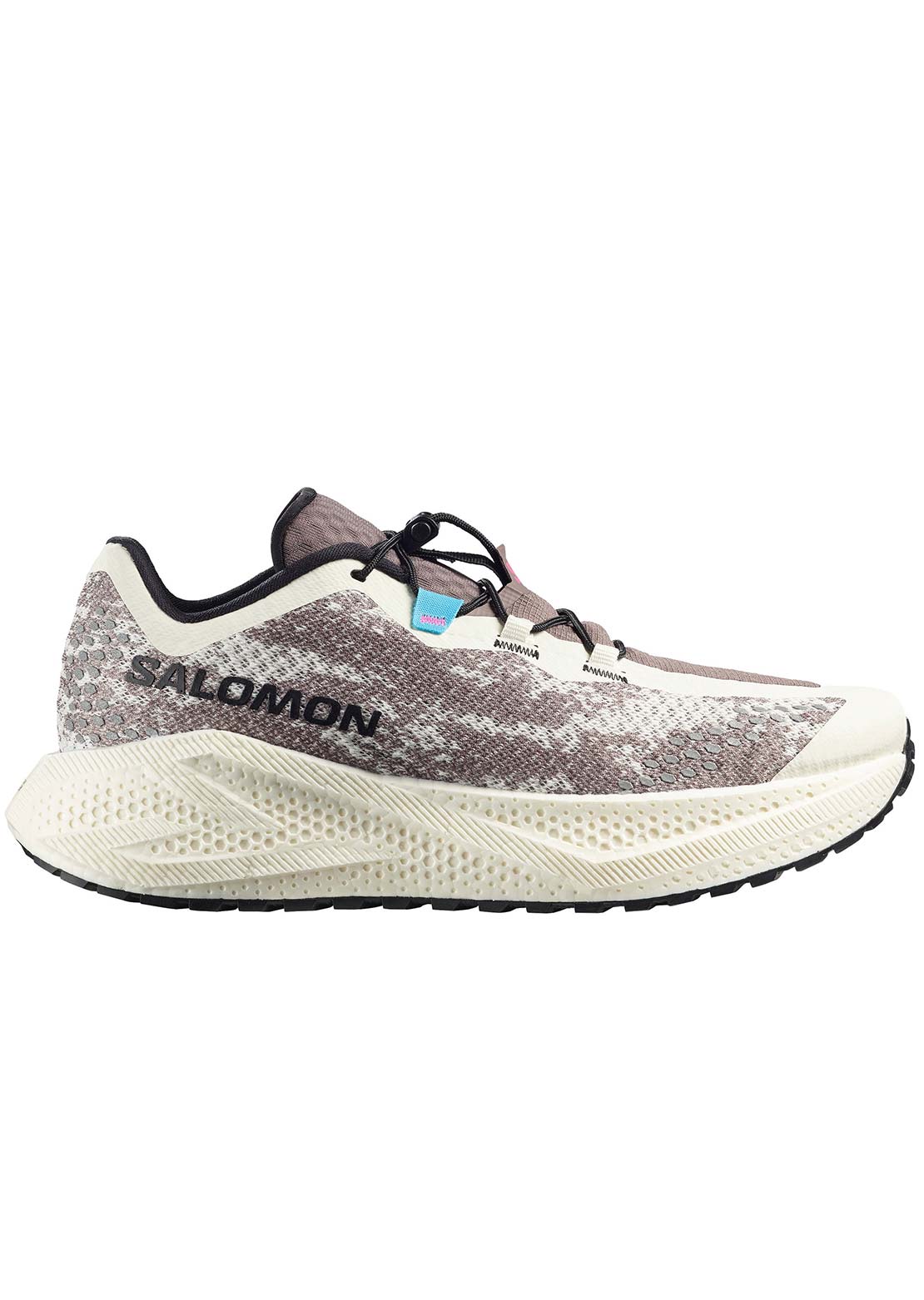 Salomon Men's Aero Glide 4 Gravel Running Shoes Vanilla Ice/Black/Iron