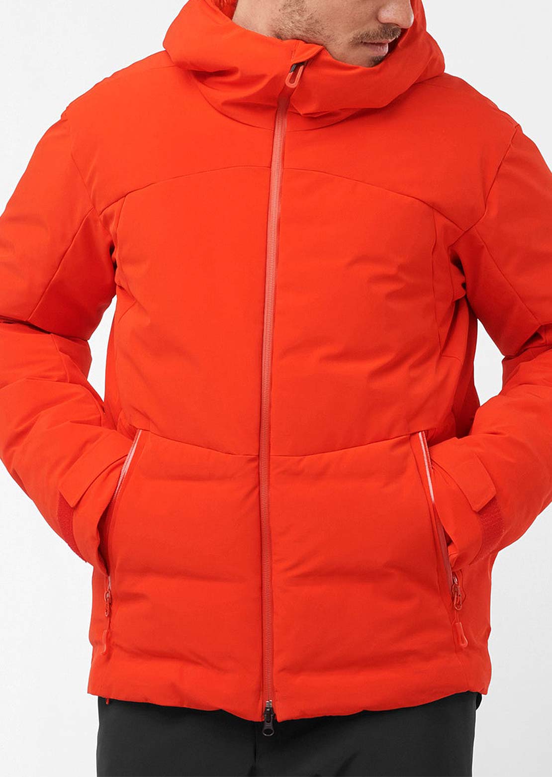 Salomon Men&#39;s Alpenflow Down Jacket Fiery Red