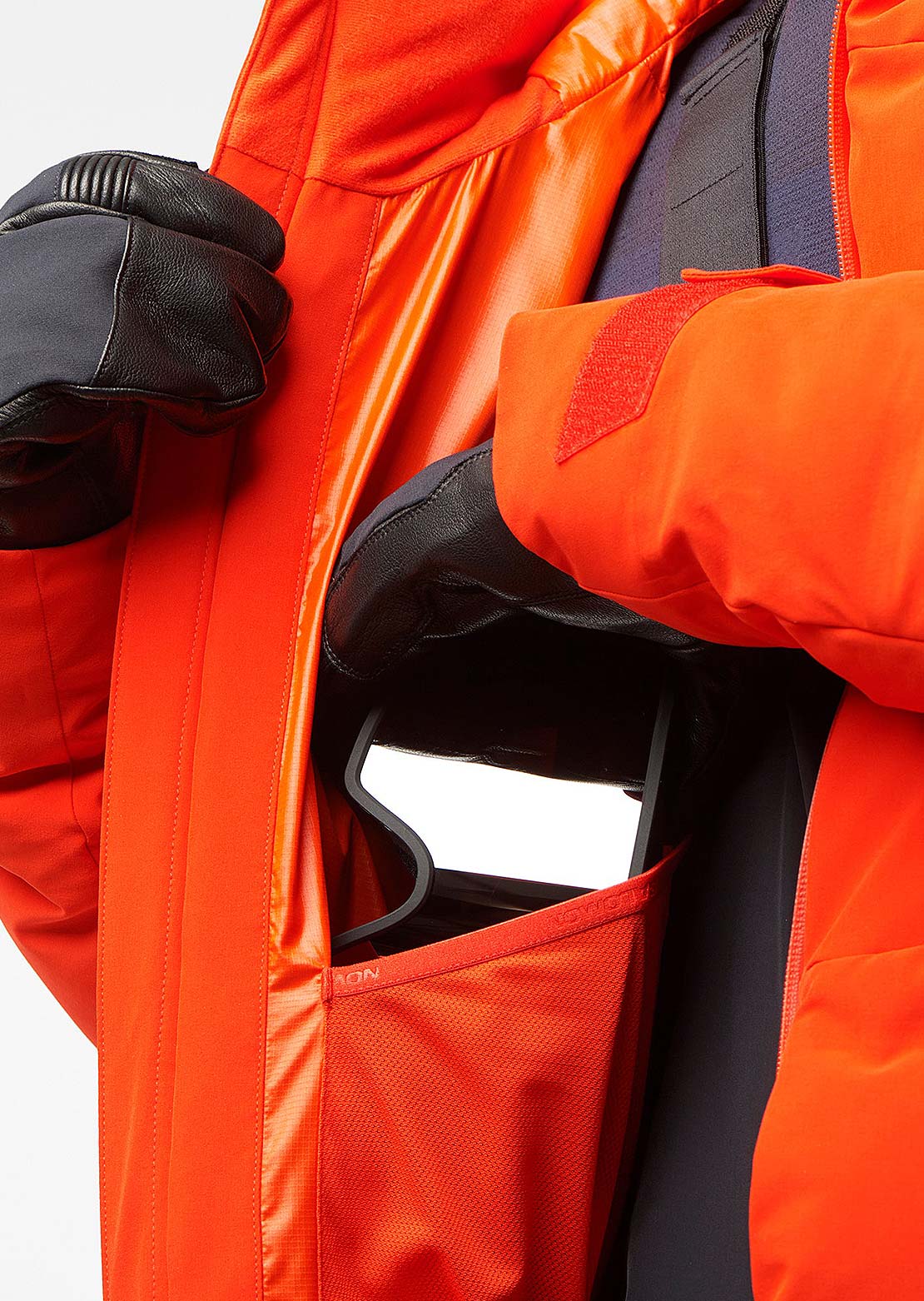 Salomon Men&#39;s Alpenflow Down Jacket Fiery Red
