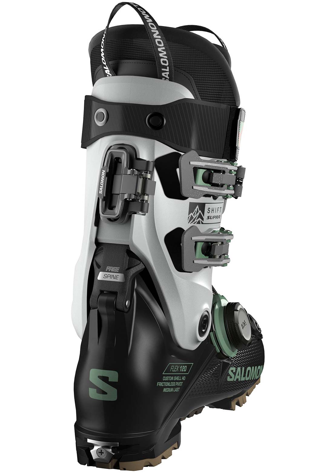 Salomon Men's Alpine Shift Supra BOA 120 GW Boots Black