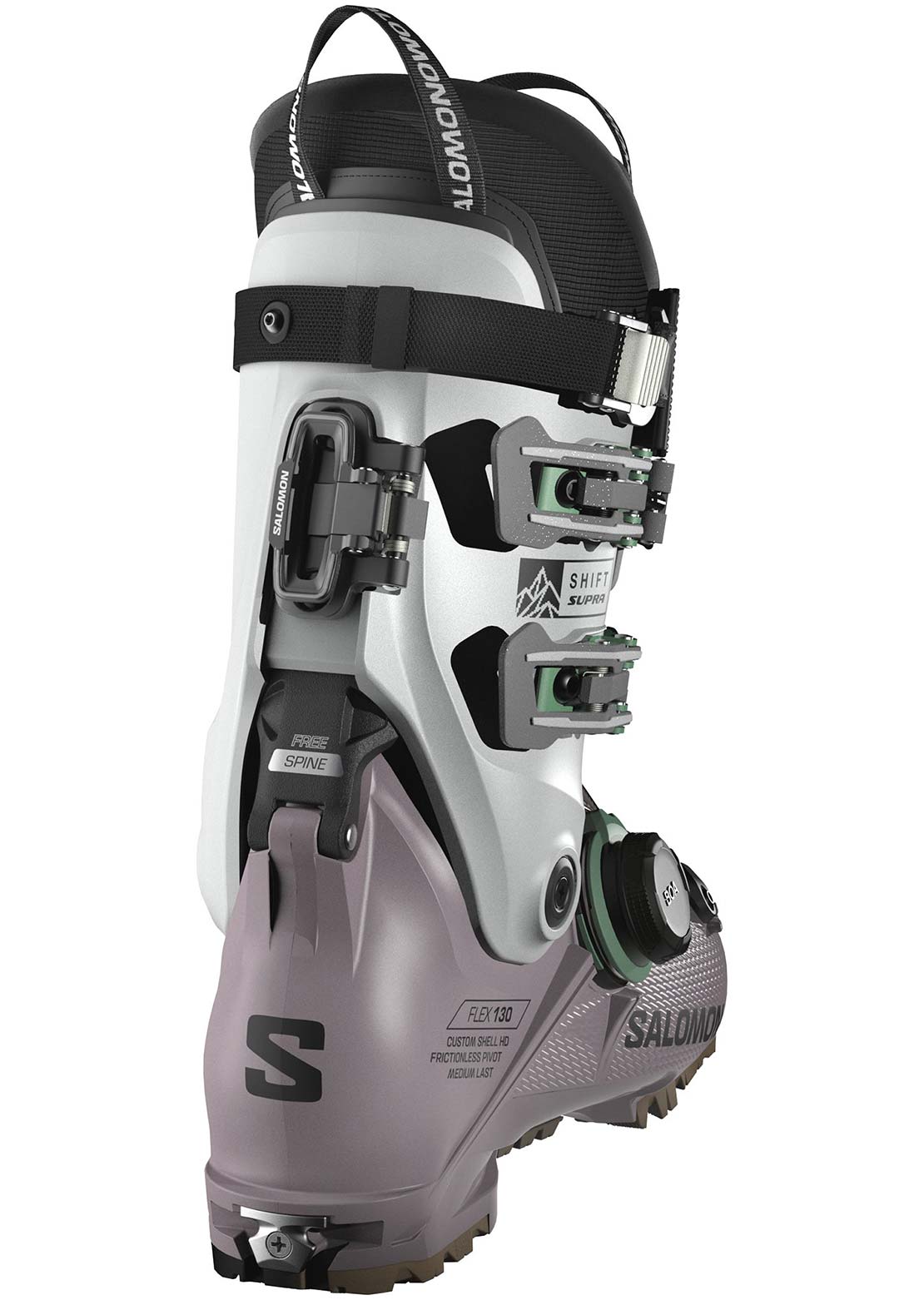 Salomon Men's Alpine Shift Supra BOA 130 GW Boots Nirvan