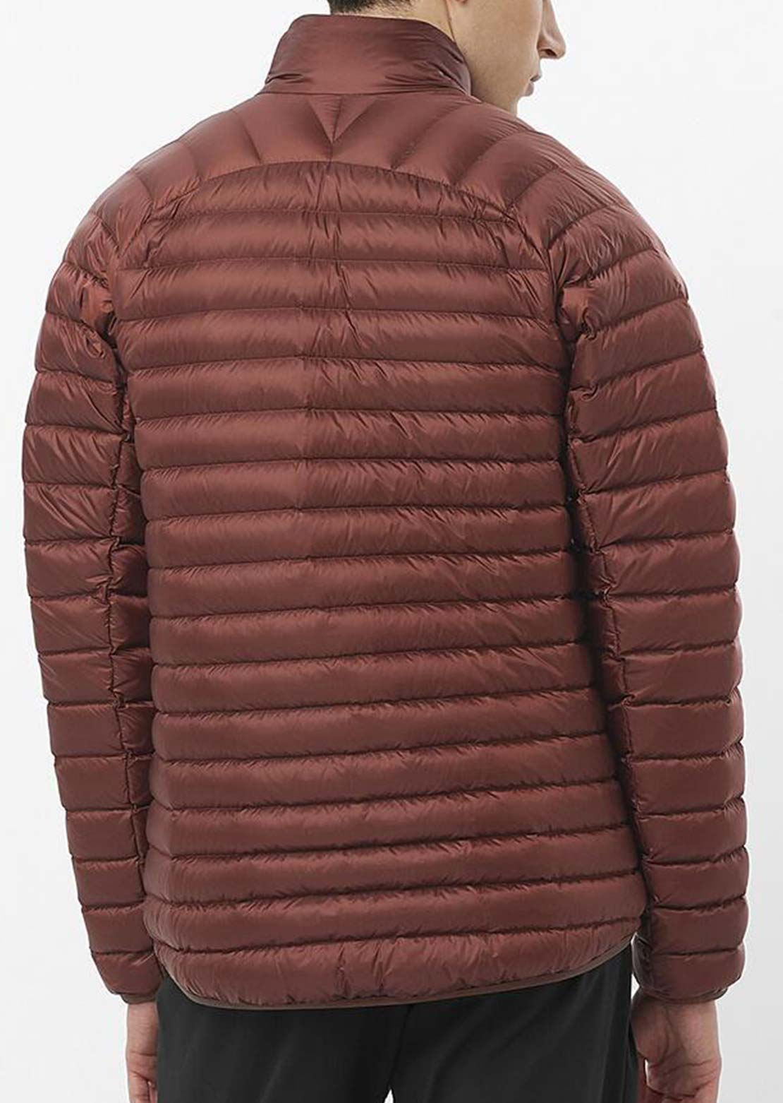 Salomon Men's Elixir Micro Down Hooded Jacket Rum Raisin