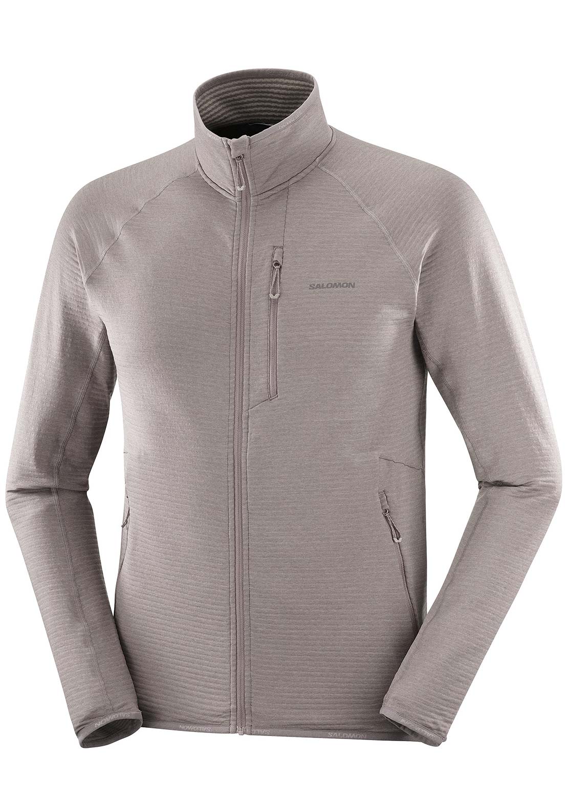 Salomon Men's Essential Lightwarm Full-Zip Jacket Iron