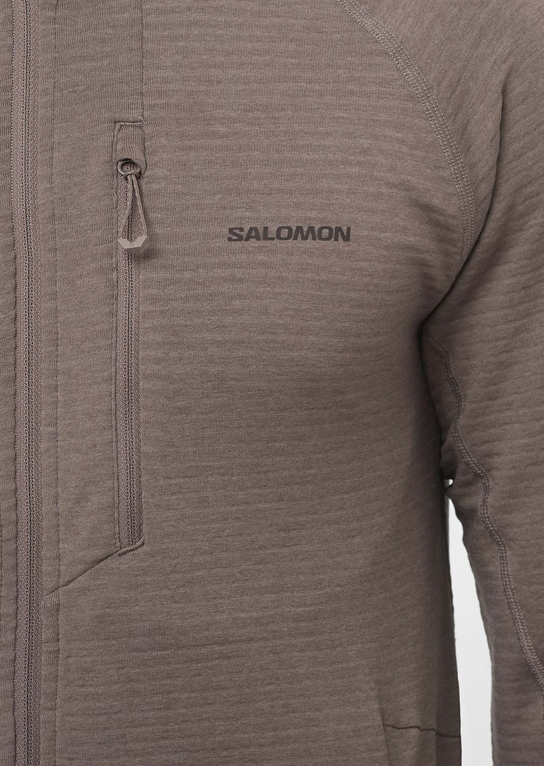 Salomon Men's Essential Lightwarm Full-Zip Jacket Iron